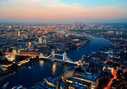 Off Market Properties Image of London at night